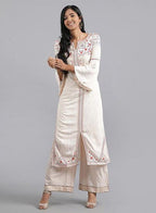 W for Woman Pink Parallel Pants | Grocsy