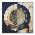 Tehzeeb Creations Golden Embossed Wall Painting | Grocsy