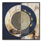Tehzeeb Creations Golden Embossed Wall Painting | Grocsy