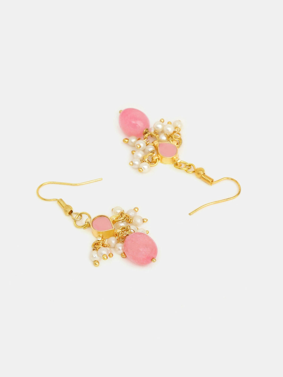 Ruby Raang Rosebud Glow Earrings | Grocsy
