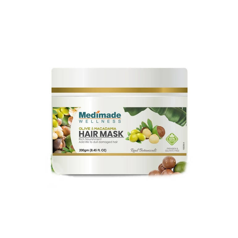 Medimade Wellness Olive & Macadamia Hair Mask | Grocsy