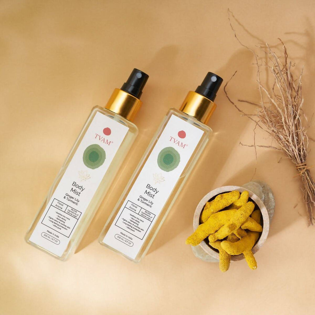 Tvam Body Mist - Ginger Lily & Turmeric | Grocsy