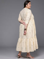 Ahalyaa Women's Traditional wear Ethnic Dress - Off White | Grocsy
