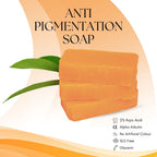 Samisha 1% Kojic Acid Soap With Alpha Arbutin For Pigmentation & Sun Damage | Grocsy