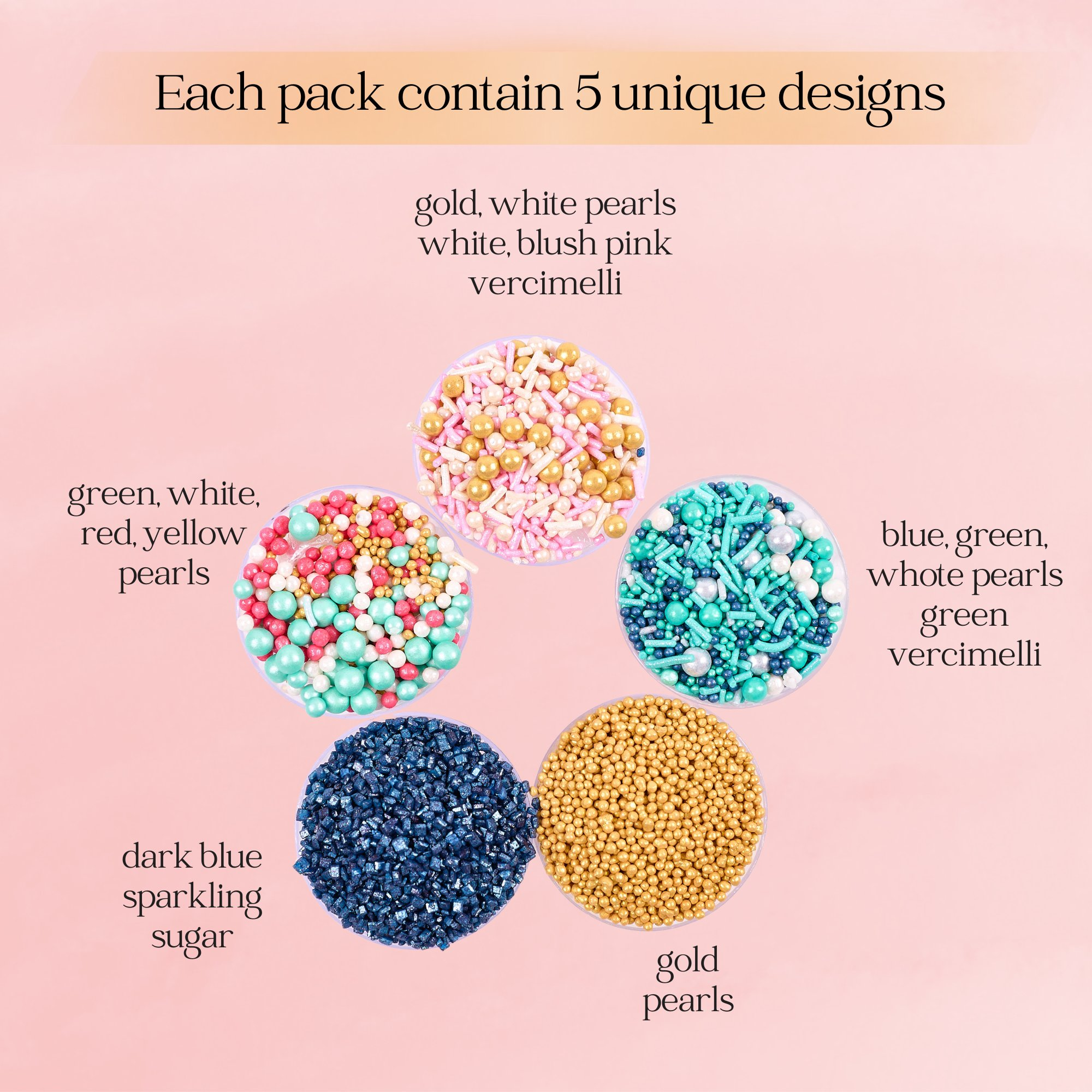 Confect Fusion Mashup Sprinkles FM Multipack 18 | Grocsy