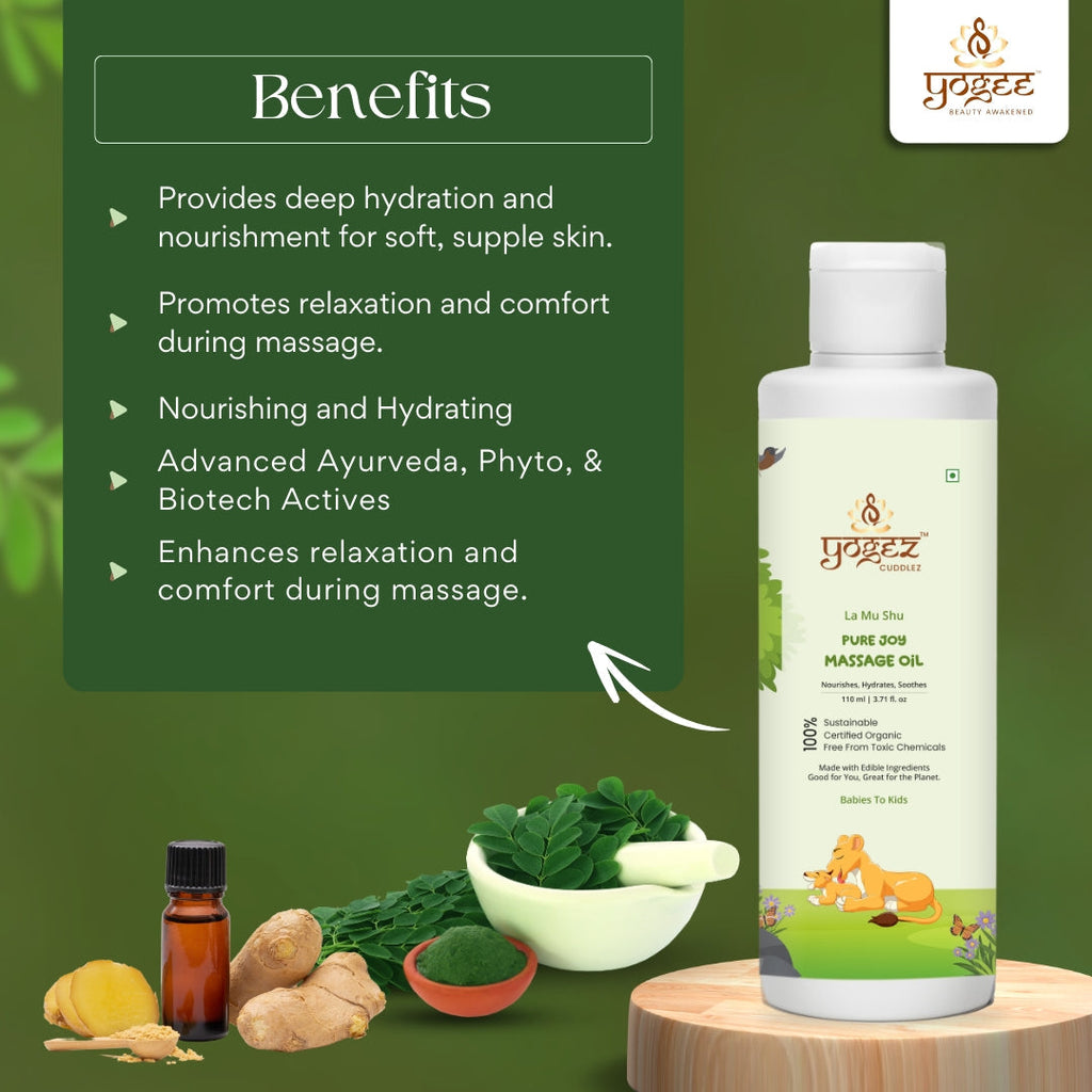 Yogez La Mu Shu Pure Joy Massage Oil | Grocsy