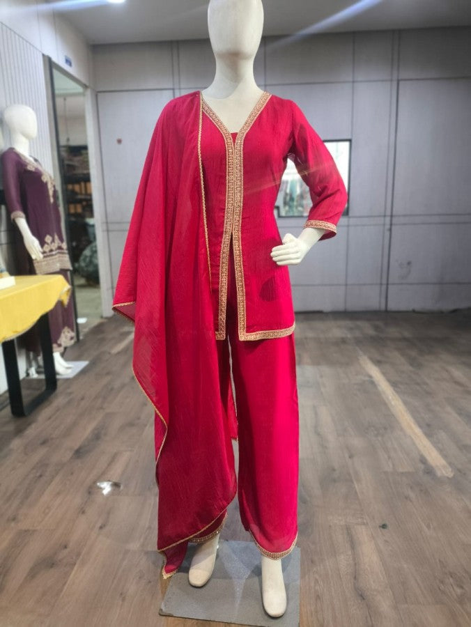 Anaita Pink Stylish Readymade Co-Ords Set | Grocsy