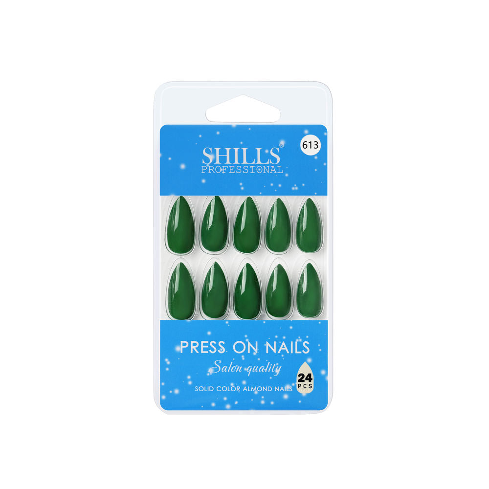 Shills Professional Reusable Press On Nails Almond - SPN613 | Grocsy