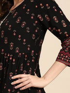 All About You Women Ethnic Motifs Printed Regular Kurta with Trouser | Grocsy
