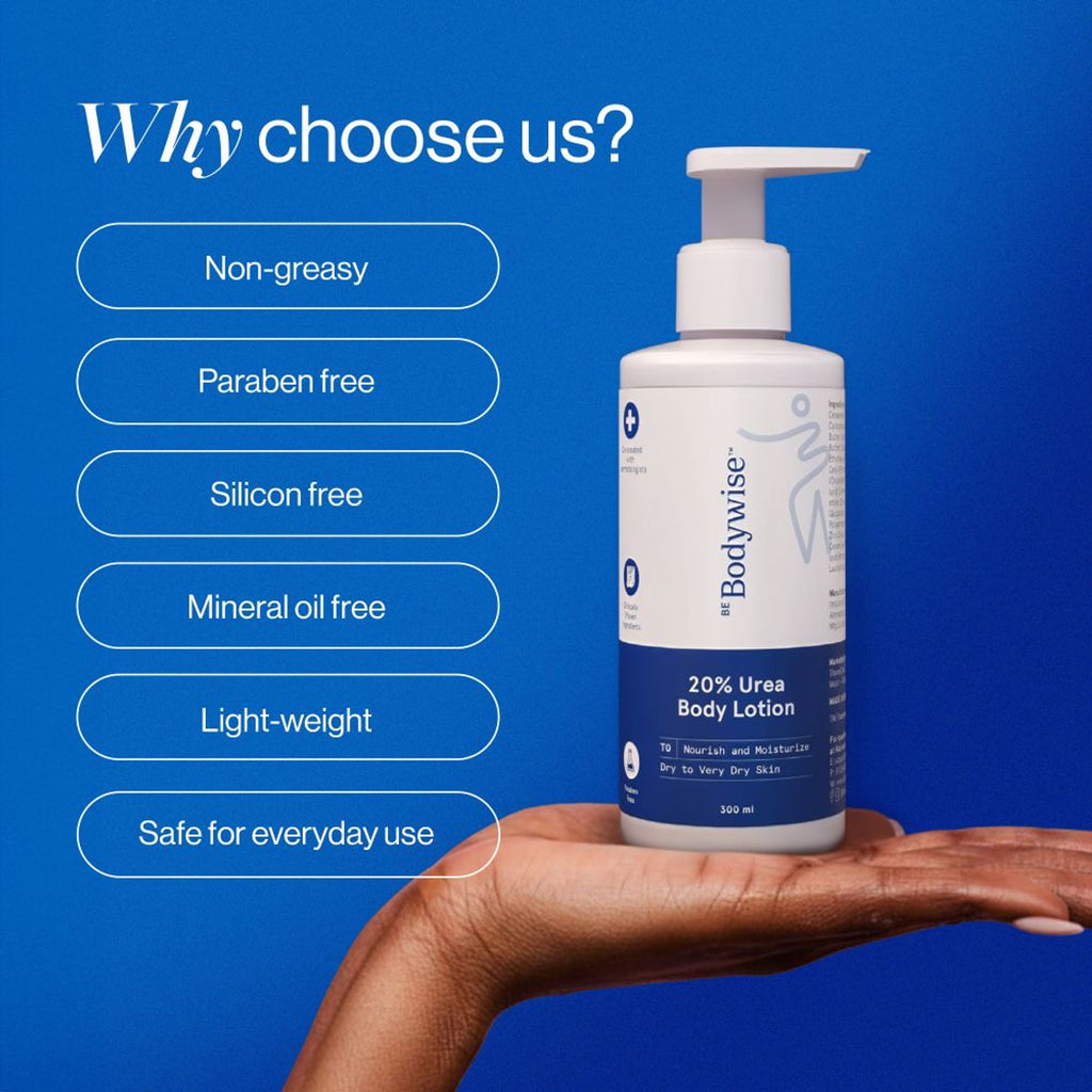 BeBodywise 20% Urea Body Lotion - Advanced Formulation | Grocsy