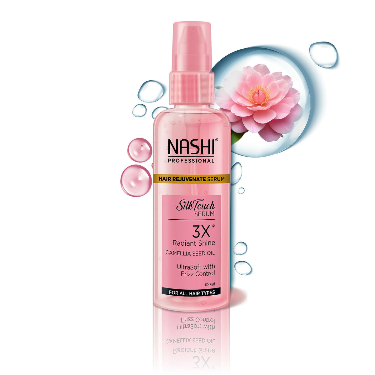 Nashi EverSilk Camellia Seed Oil Hair Serum for Men & Women | Grocsy