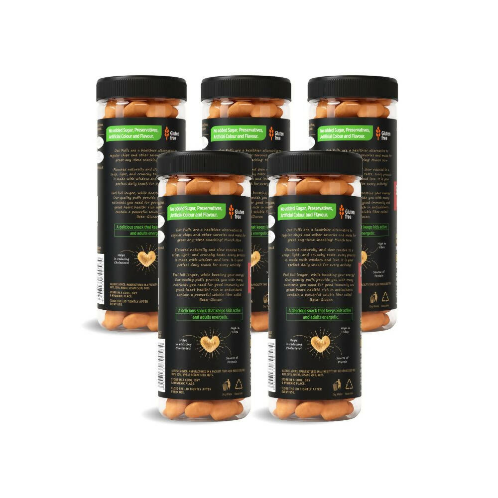 Eatopia Superfoods Oat Puffs - Cheese Tomato | Grocsy