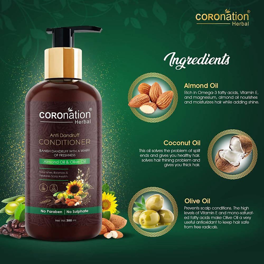 Coronation Herbal Anti Dandruff Hair Conditioner | Grocsy