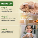 Herby Angel SuperGro Organic Cocoa Moringa Mix for Kids | Chocolate Flavour | Grocsy