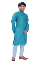 DEIANA'S Casual Designer Kurta Pyjama Set For Boys And kids (Blue) | Grocsy