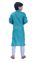 DEIANA'S Casual Designer Kurta Pyjama Set For Boys And kids (Blue) | Grocsy