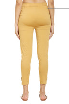 PAVONINE Light Skin Color Stretchable Cotton Lycra Fabric Pencil Pant For Women | Grocsy