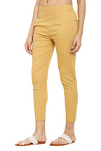 PAVONINE Light Skin Color Stretchable Cotton Lycra Fabric Pencil Pant For Women | Grocsy
