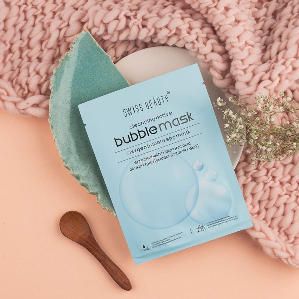 Swiss Beauty Cleansing Active Bubble Mask | Grocsy