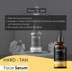 SANCTUS Hard Tan Removal Face Serum | Grocsy