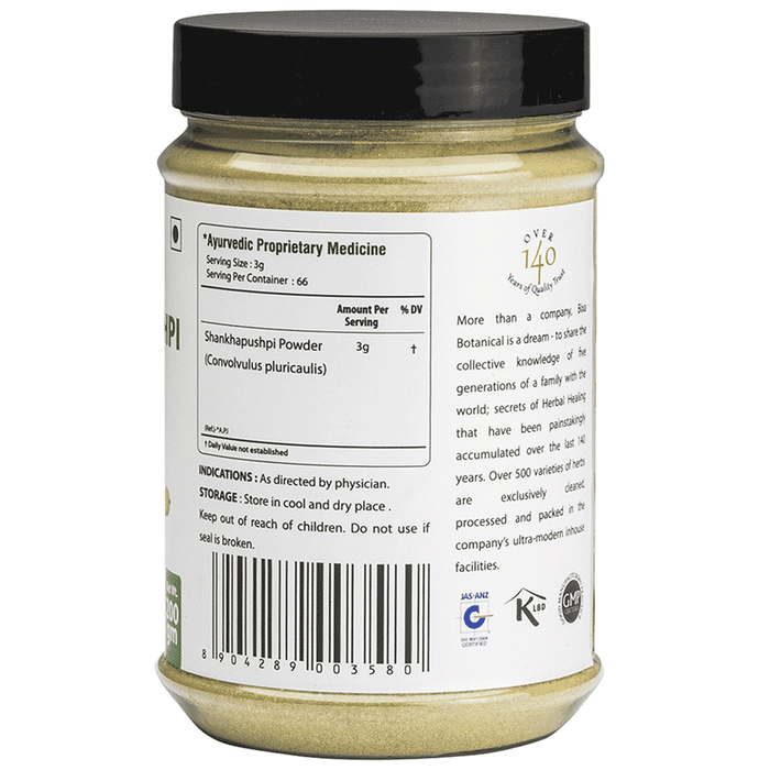 Bixa Botanical Shankhapushpi Powder | Grocsy
