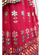Myra Deep Pink Georgette Embroidered Designer Lehenga | Grocsy