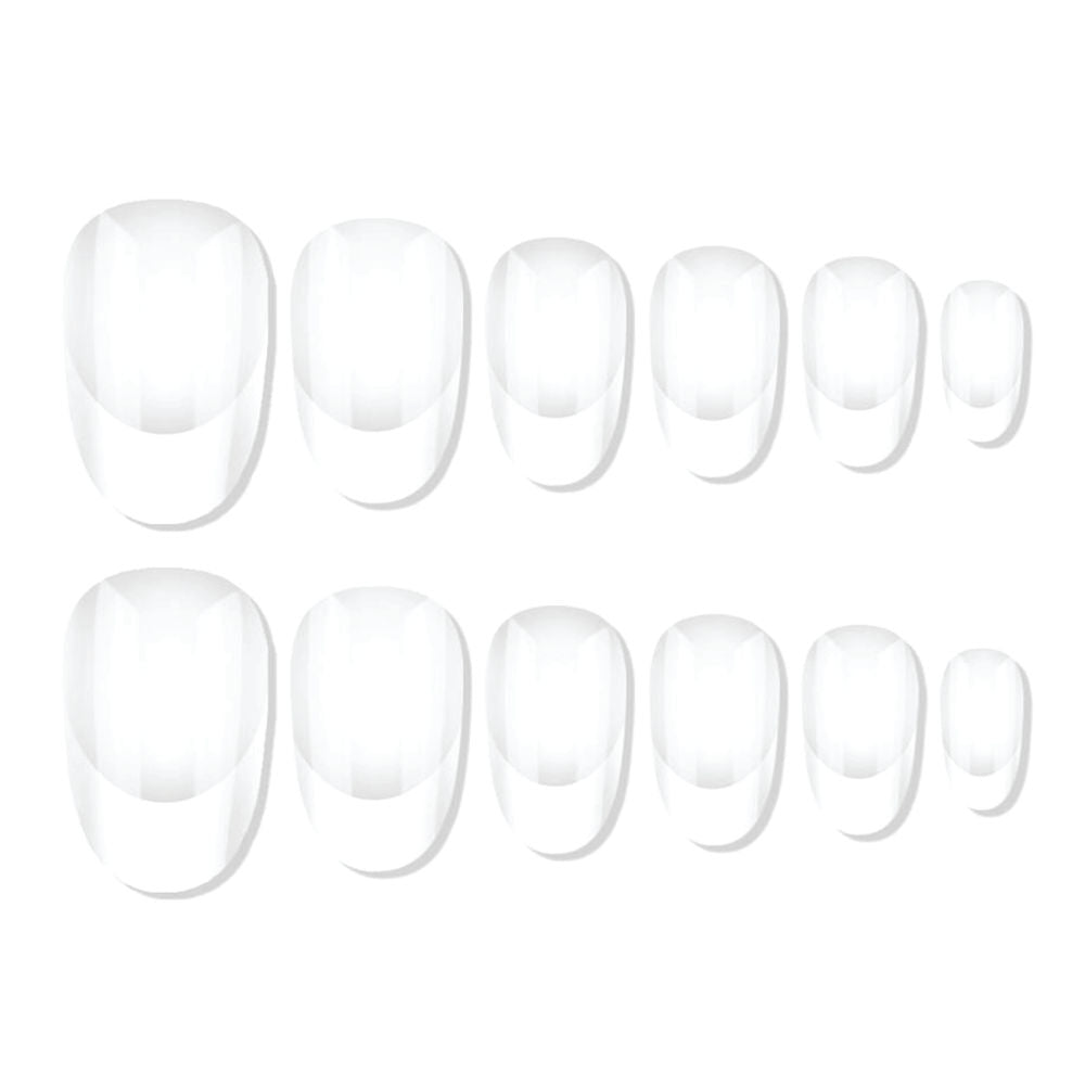Shills Professional Reusable Press On Nails French Oval - SPN708 | Grocsy