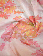 Shades of Milk White Colour Floral Design Chander Printed Saree By Gayathri Reddy Designer Studio | Grocsy