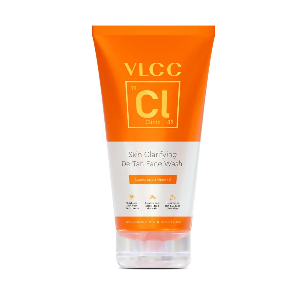 VLCC Clinic Skin Clarifying De-Tan Face Wash | Grocsy
