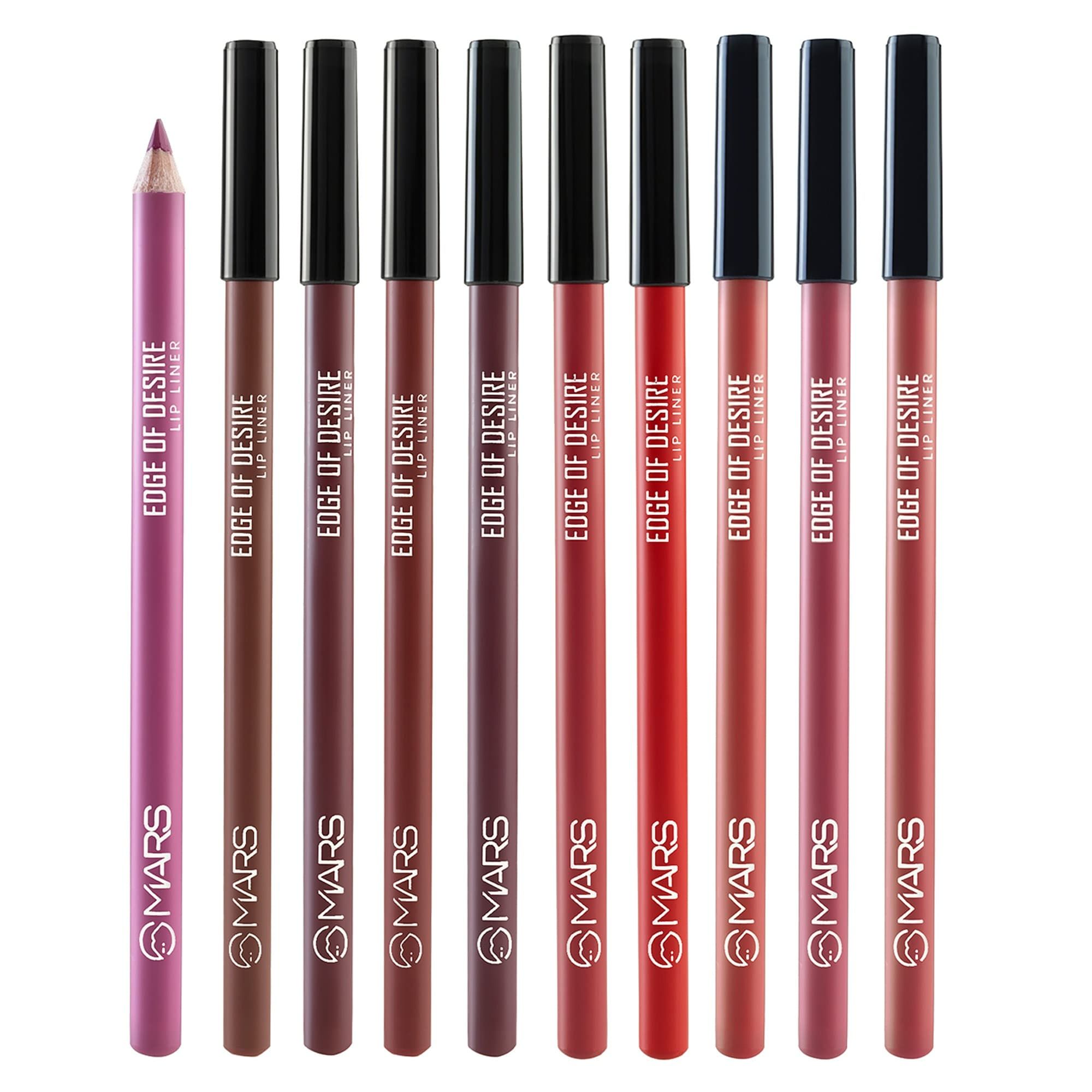 MARS Cosmetics Edge of Desire Lip Liner With Holder - Set A | Grocsy