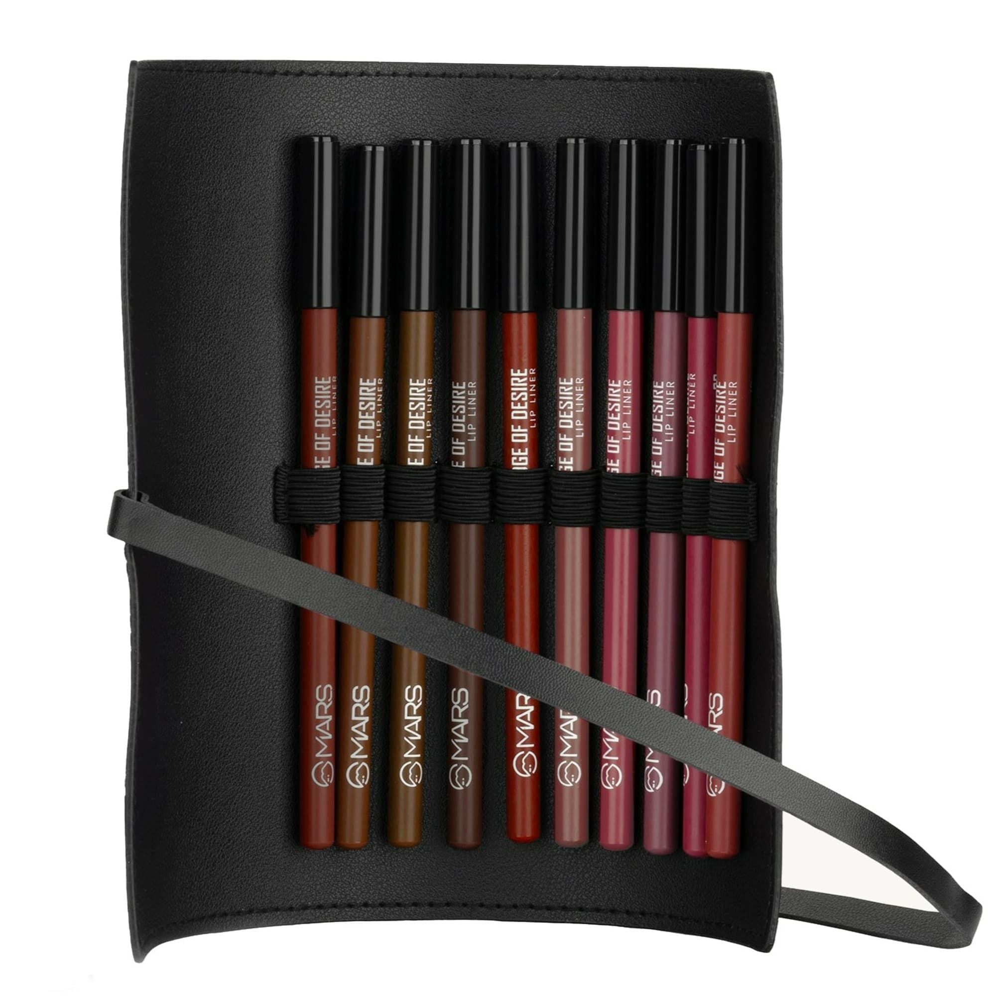 MARS Cosmetics Edge of Desire Lip Liner With Holder - Set B | Grocsy
