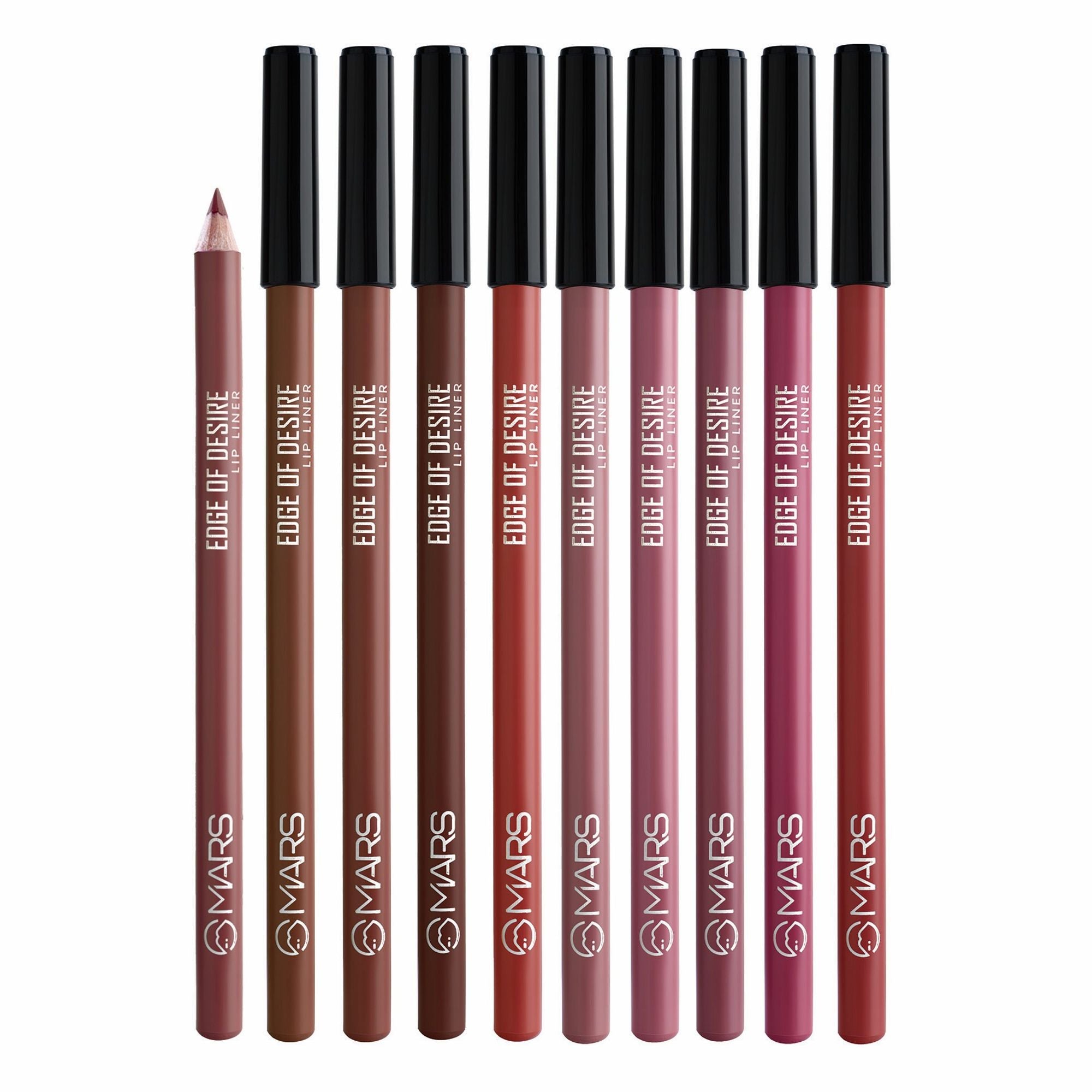 MARS Cosmetics Edge of Desire Lip Liner With Holder - Set B | Grocsy