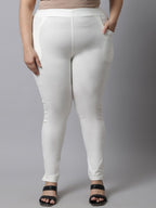 TAG 7 Women Plus Size Cotton Ankle Length Leggings | Grocsy