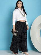 TAG 7 Floral Printed Flared Pure Cotton Palazzos | Grocsy