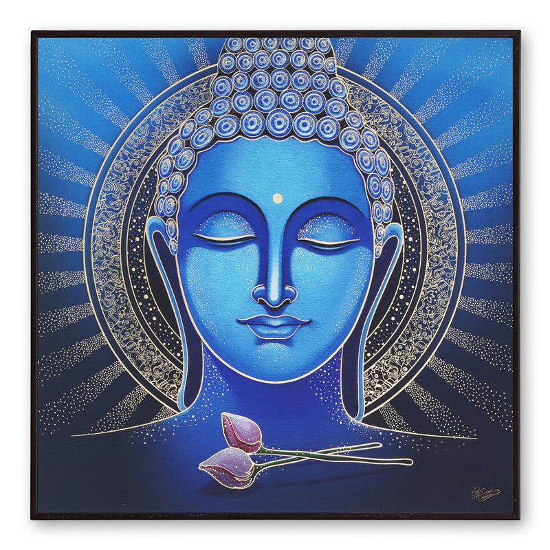 Tehzeeb Creations Golden Embossed Wall Painting | Grocsy