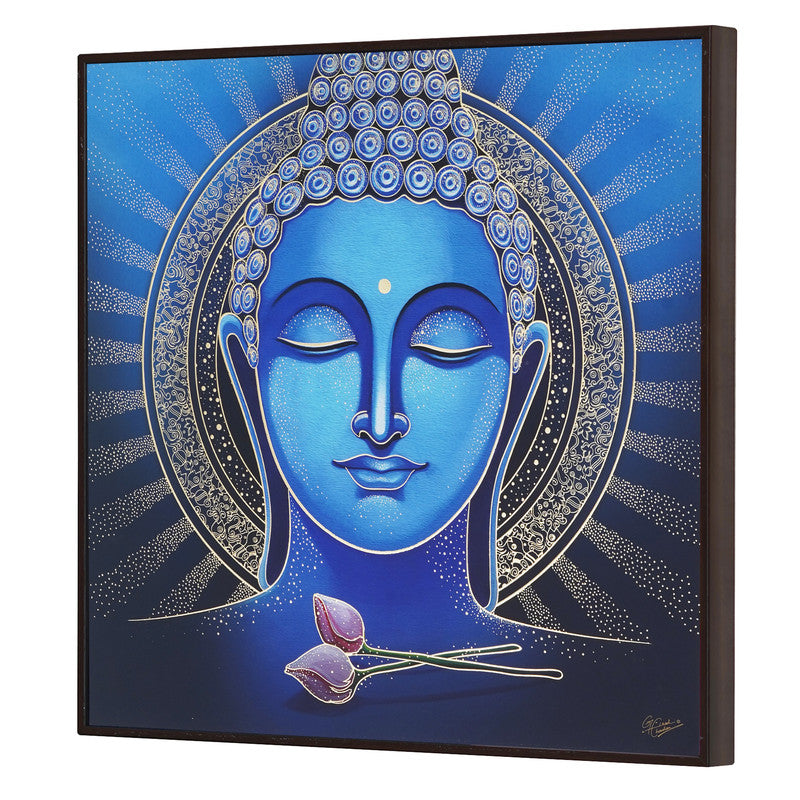 Tehzeeb Creations Golden Embossed Wall Painting | Grocsy