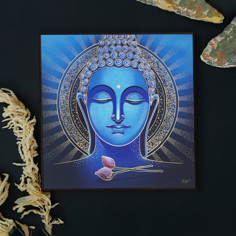 Tehzeeb Creations Golden Embossed Wall Painting | Grocsy