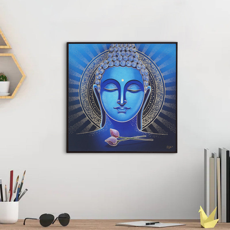 Tehzeeb Creations Golden Embossed Wall Painting | Grocsy