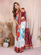 Anaita Premium South Soft Silk Saree | Grocsy
