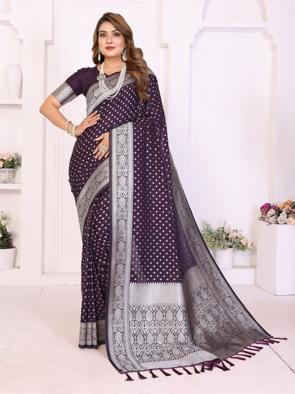 Anaita Premium Georgette Silk Saree | Grocsy