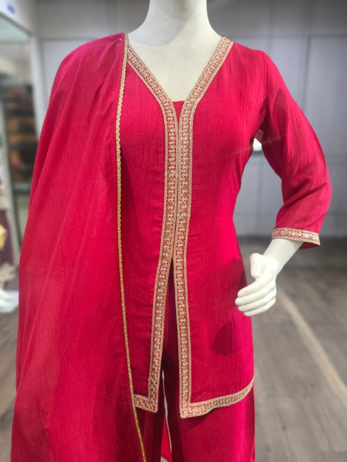 Anaita Pink Stylish Readymade Co-Ords Set | Grocsy