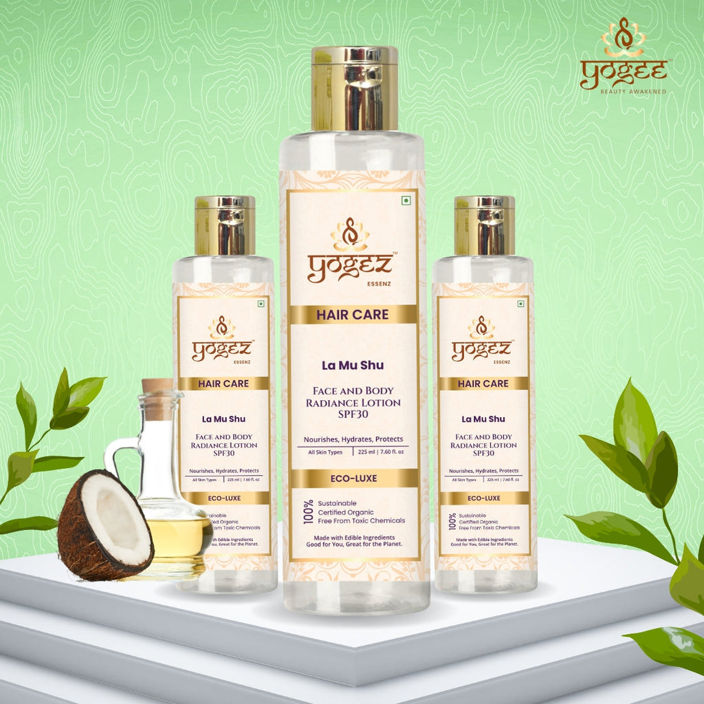 Yogez La Mu Shu Face and Body Radiance Lotion SPF30 | Grocsy