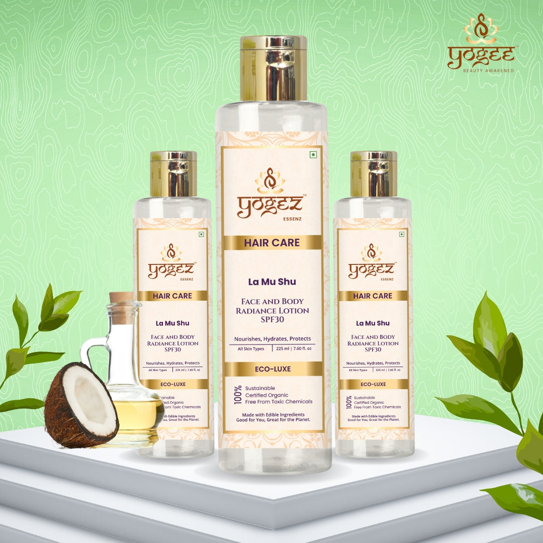 Yogez La Mu Shu Face and Body Radiance Lotion SPF30 | Grocsy