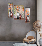 Tehzeeb Creations Set Of 3 Digital Wall Painting | Grocsy