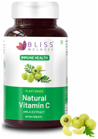 Bliss Welness Immune Health Natural Vitamin C Amla Extract Veg Tablet | Grocsy