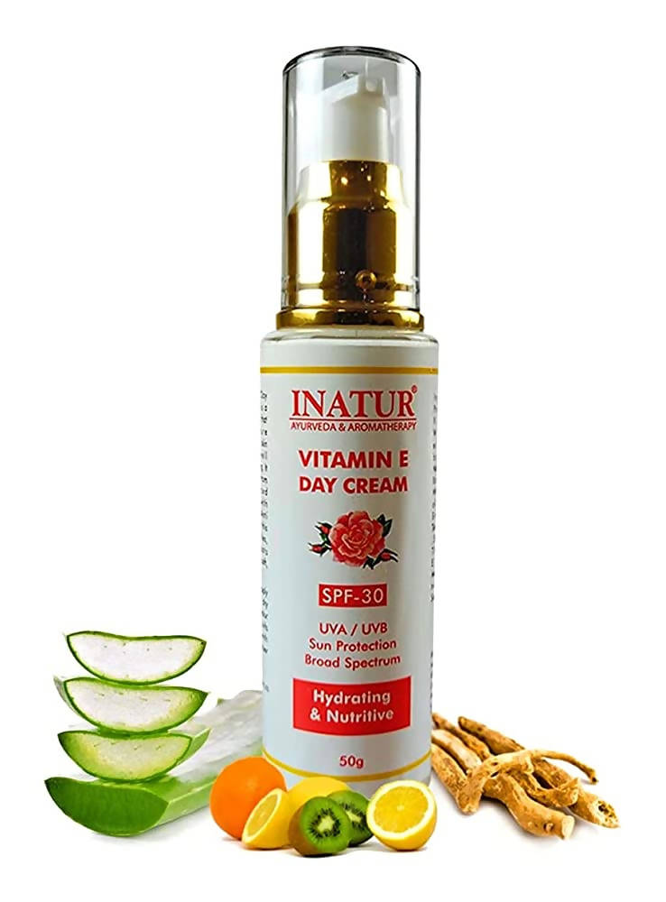 Inatur Vitamin E Day Cream SPF 30 | Grocsy