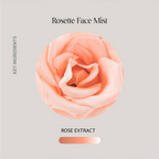 Oteria Luxury Rosette Face Mist Toner with Rose Water & Hyaluronic Acid, Toning Solution For Glowing Skin | Grocsy