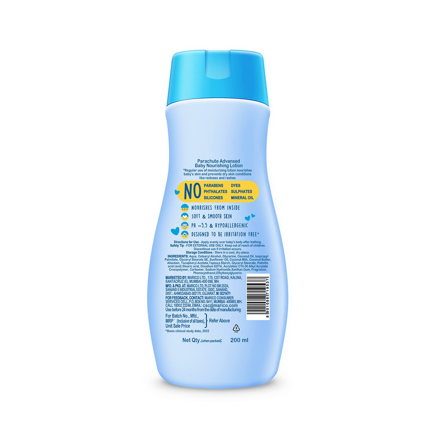 Parachute Advansed Baby Lotion | Grocsy