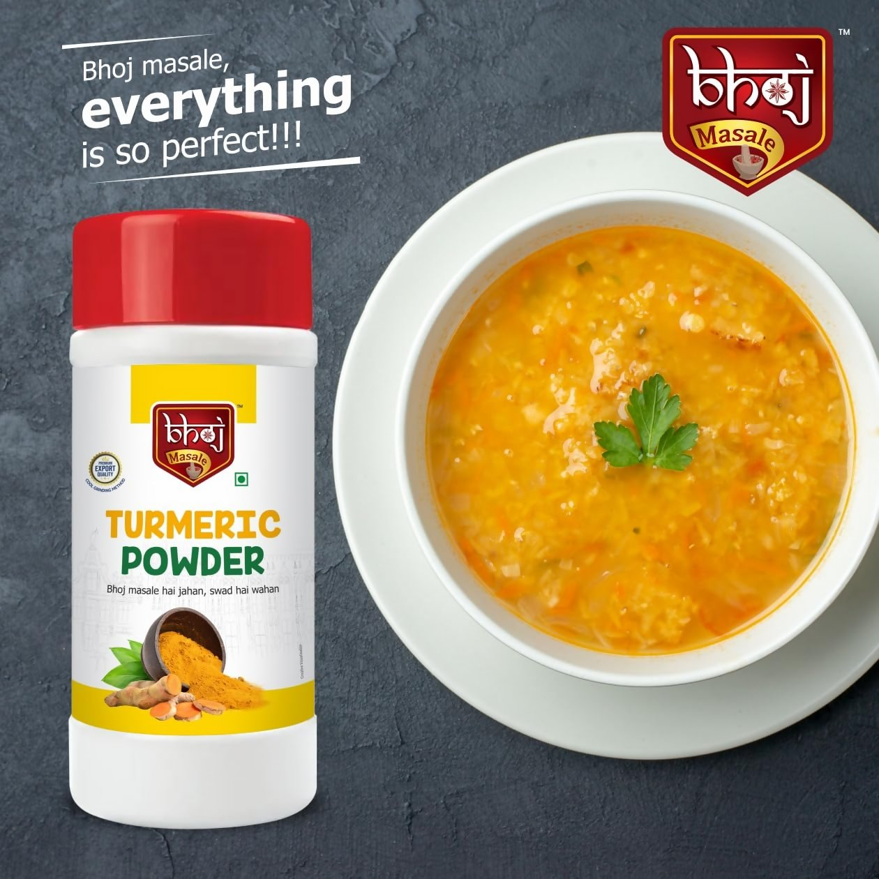 Bhoj Masale Coriander Cumin and Turmeric Powder | Grocsy
