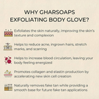 Ghar Soaps Exfoliating Glove For Body Scrub For Dead Skin | Grocsy